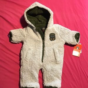 Weatherproof Infant Knit Pram/Snowsuit